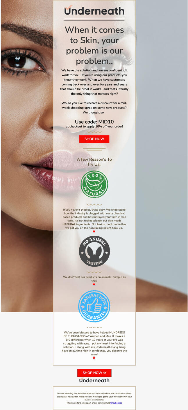 Underneath Skin Care